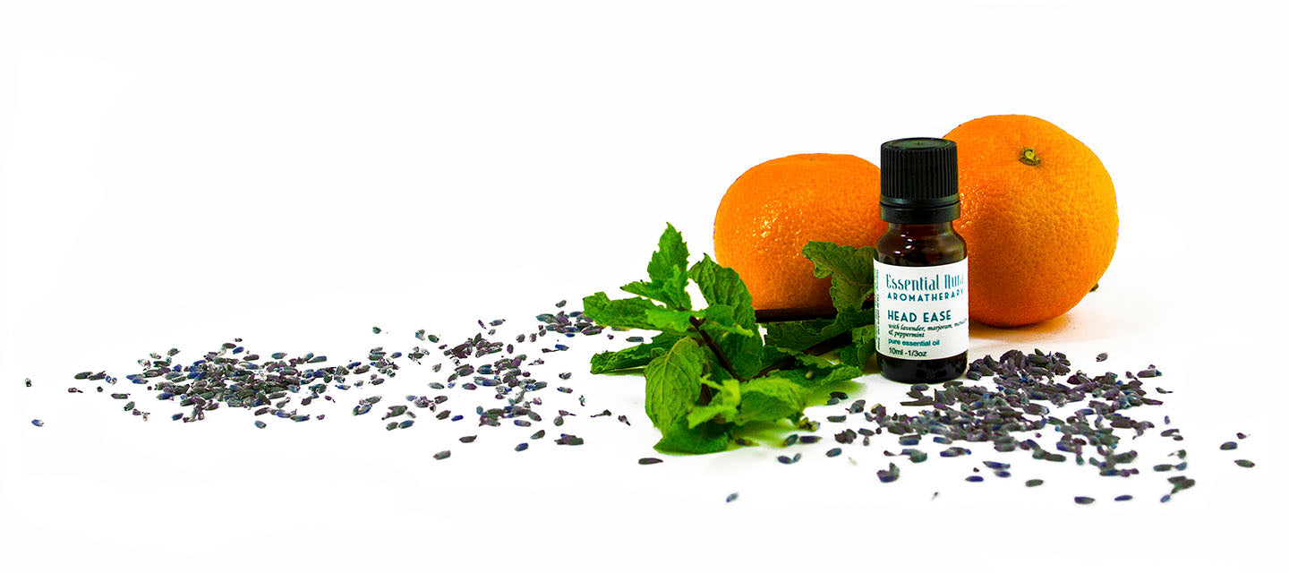 essential aura synergy blend with orange and mint