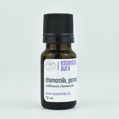 Organic German Chamomile Essential Oil 10ml glass bottle from Essential Aura