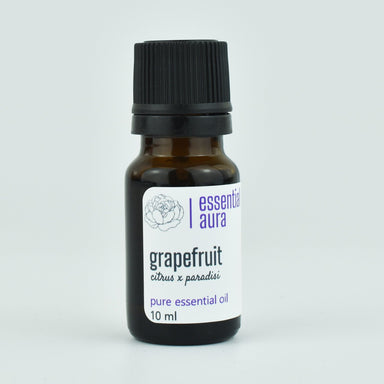 Organic Grapefruit Essential Oil 10ml glass bottle from Essential Aura