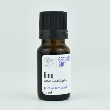 Organic Key Lime Essential Oil 10ml glass bottle from Essential Aura