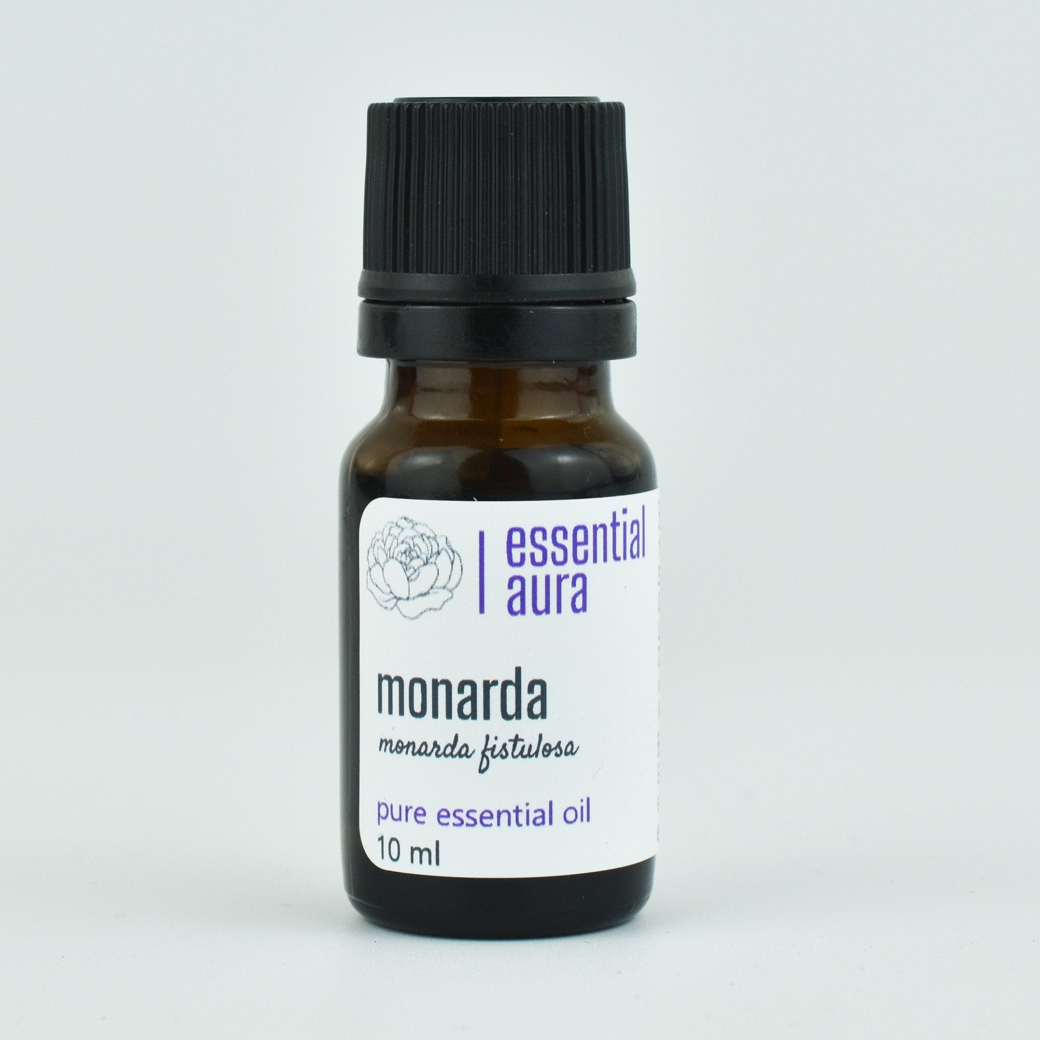 Organic Monarda Essential Oil 10ml glass bottle from Essential Aura