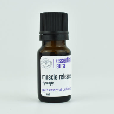 Muscle Release Essential Oil 10ml glass bottle from Essential Aura 