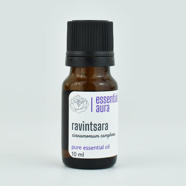 Organic Ravintsara Essential Oil 10ml glass bottle from Essential Aura