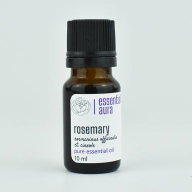 Organic Rosemary Essential Oil 10ml glass bottle from Essential Aura