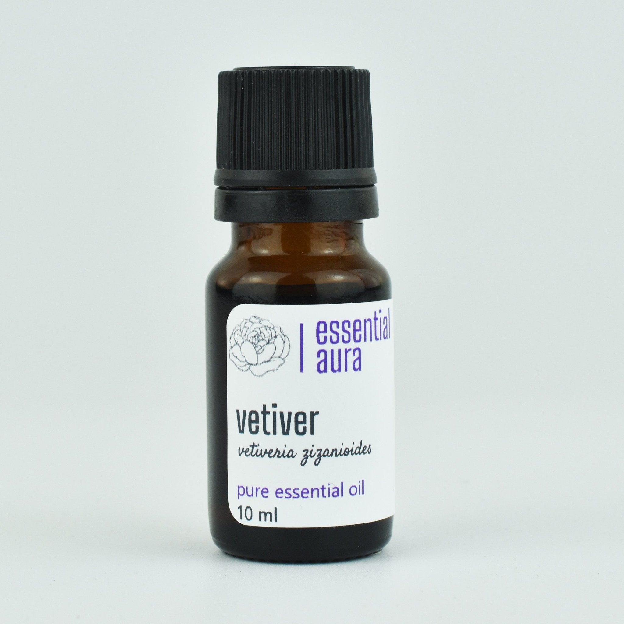 Vetiver Essential Oil, India - Essential Aura Aromatics10ml - 1/3oz