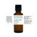 clary sage essential oil in bottle