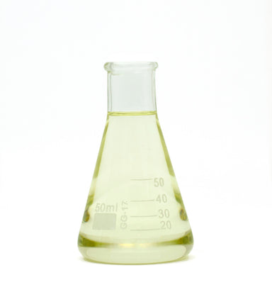 key lime essential oil in beaker