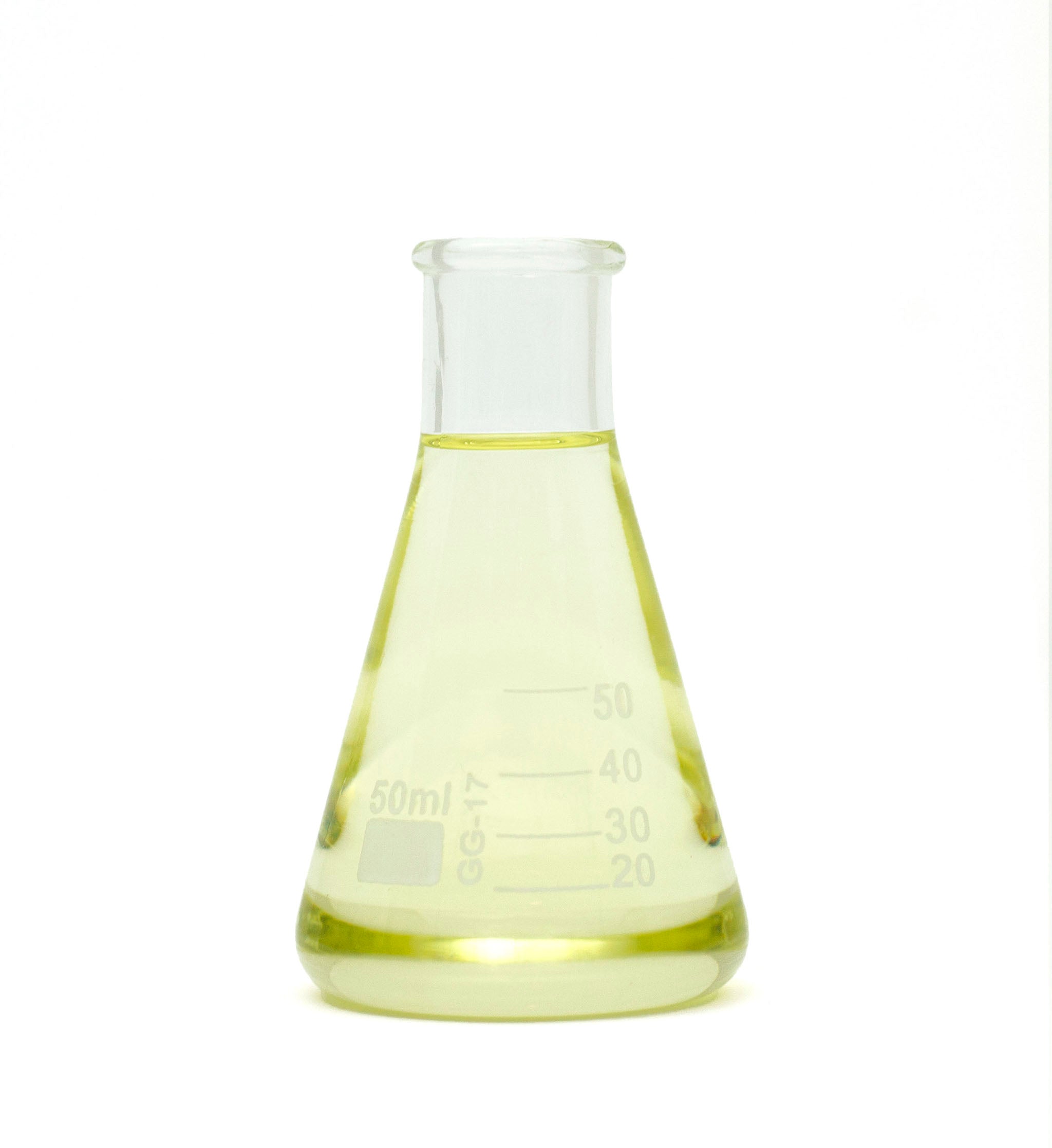 lavandin essential oil in beaker