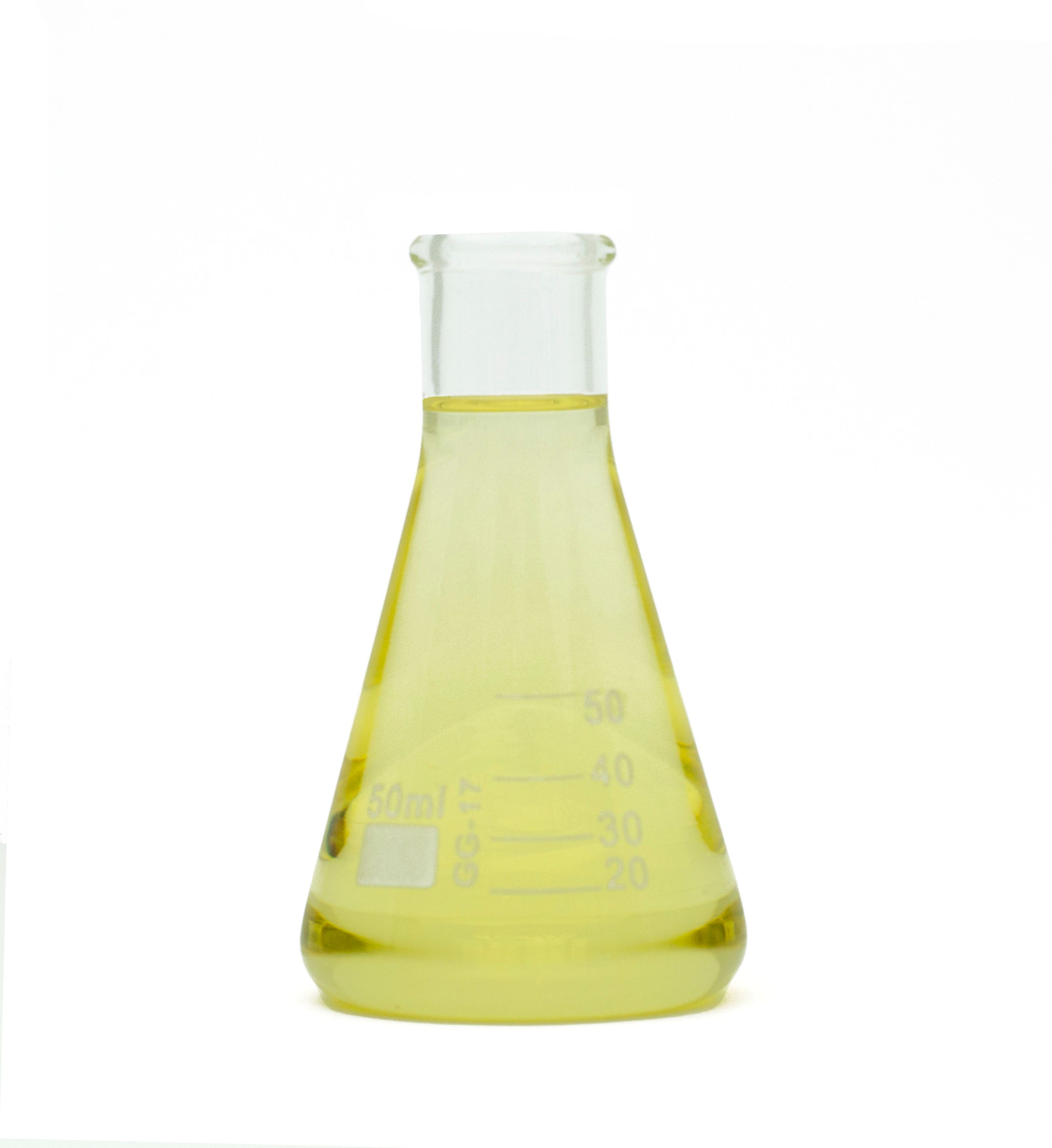 palmarosa essential oil in beaker
