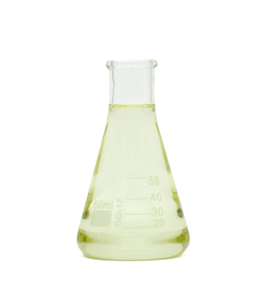 rosemary verbenone essential oil in beaker
