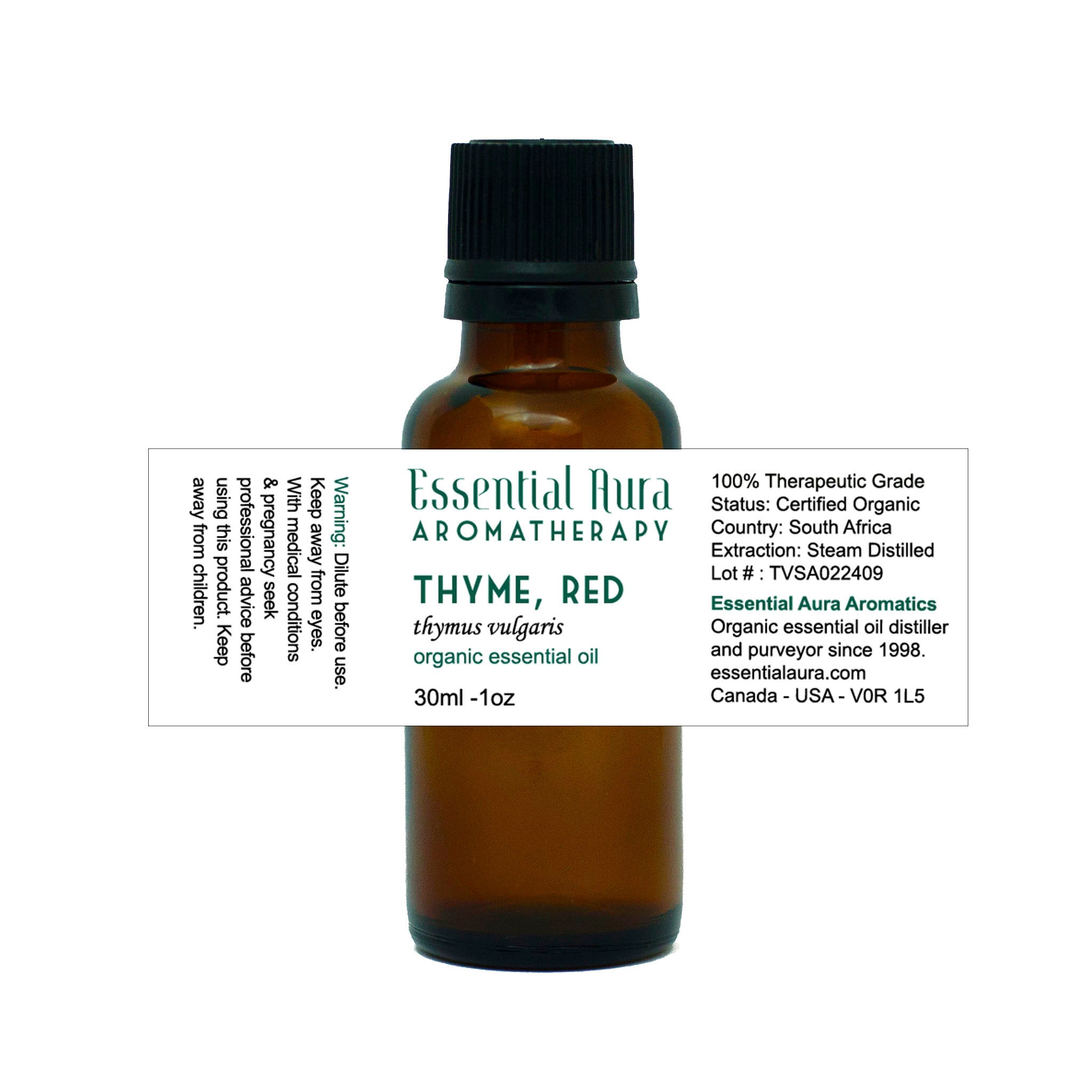 bottle of Thyme Essential Oil